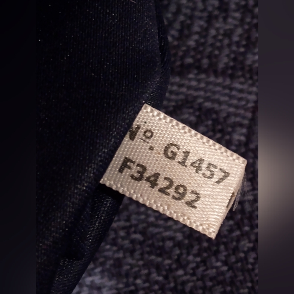 Coach Satchel Black with Navy Blue interior.  clean, excellent used condition - Picture 7 of 11